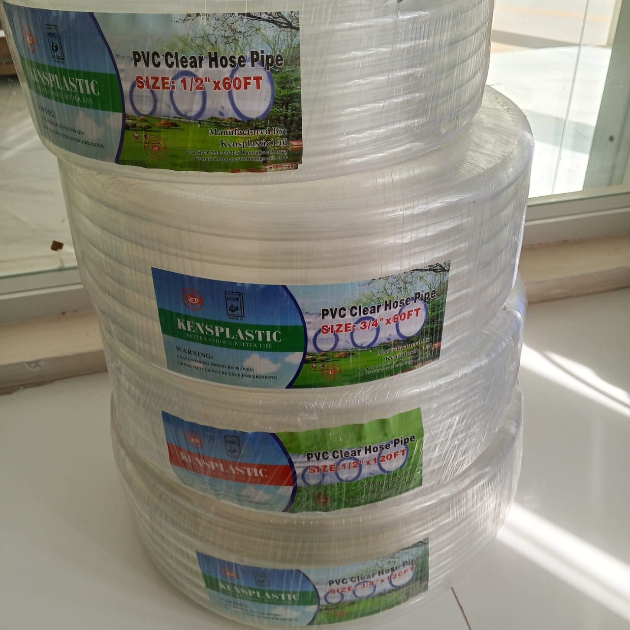 Clear hose pipe