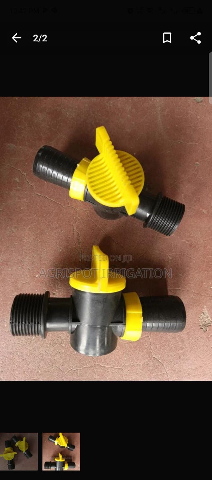 Rainhose minivalve 32*1"