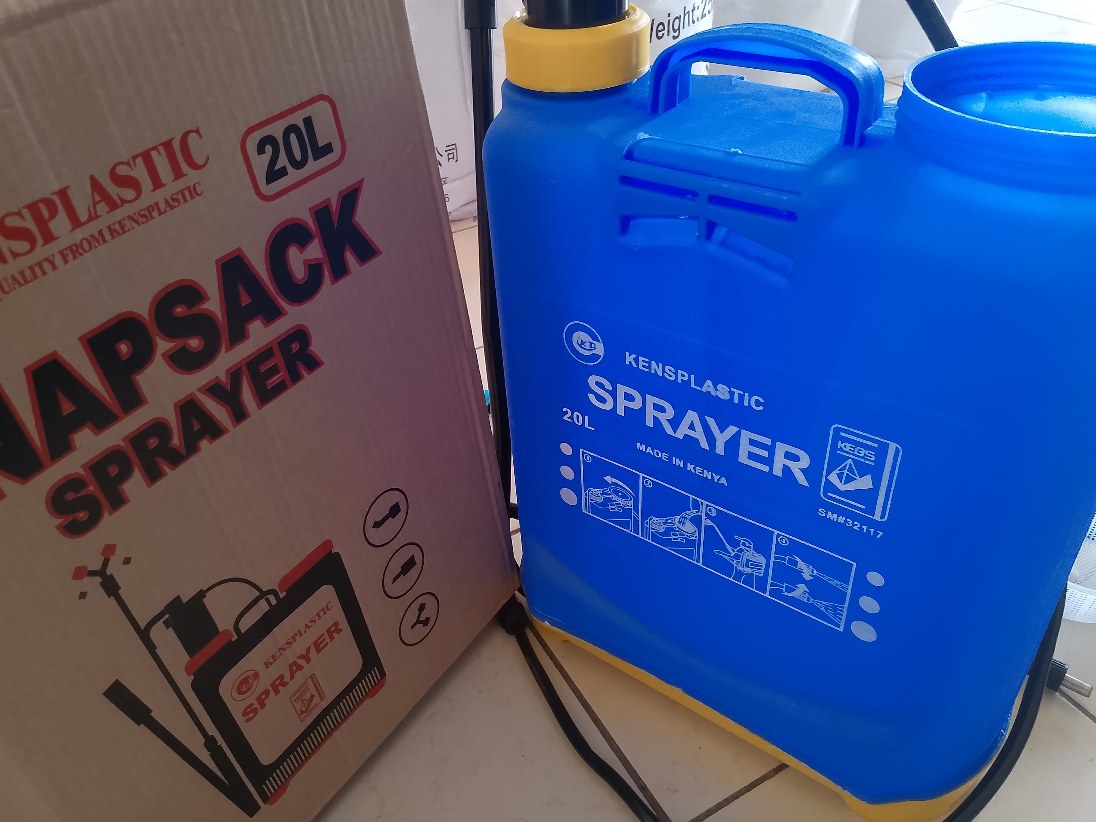 Manual sprayer pump 20ltrs